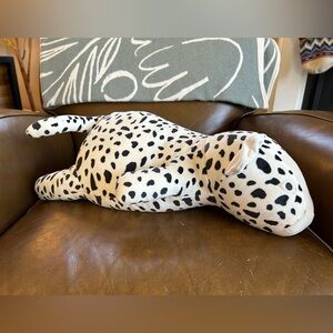 Pillowfort Weighted Black and White Spotted Stuffed Cheetah